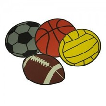 [키드짐용품]키드짐 - 스포츠마커 4개세트 축구 농구 배구 럭비마커