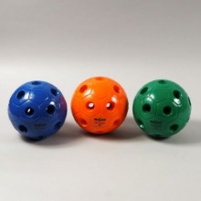 [뉴스포츠용품]니스포 - 츄크볼 공(3개입) 세트/블루 오렌지 그린 각 1개씩/우레탄/2호 사이즈/높은 탄성과 내구성