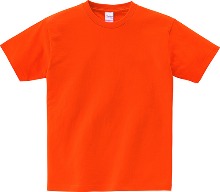 [단체복]탐스 - 베이직 라운드 티셔츠(17수)(00085-CVT_015) 단체복/마킹가능/마킹시추가비용별도/마킹필요시전화요망/색상오렌지